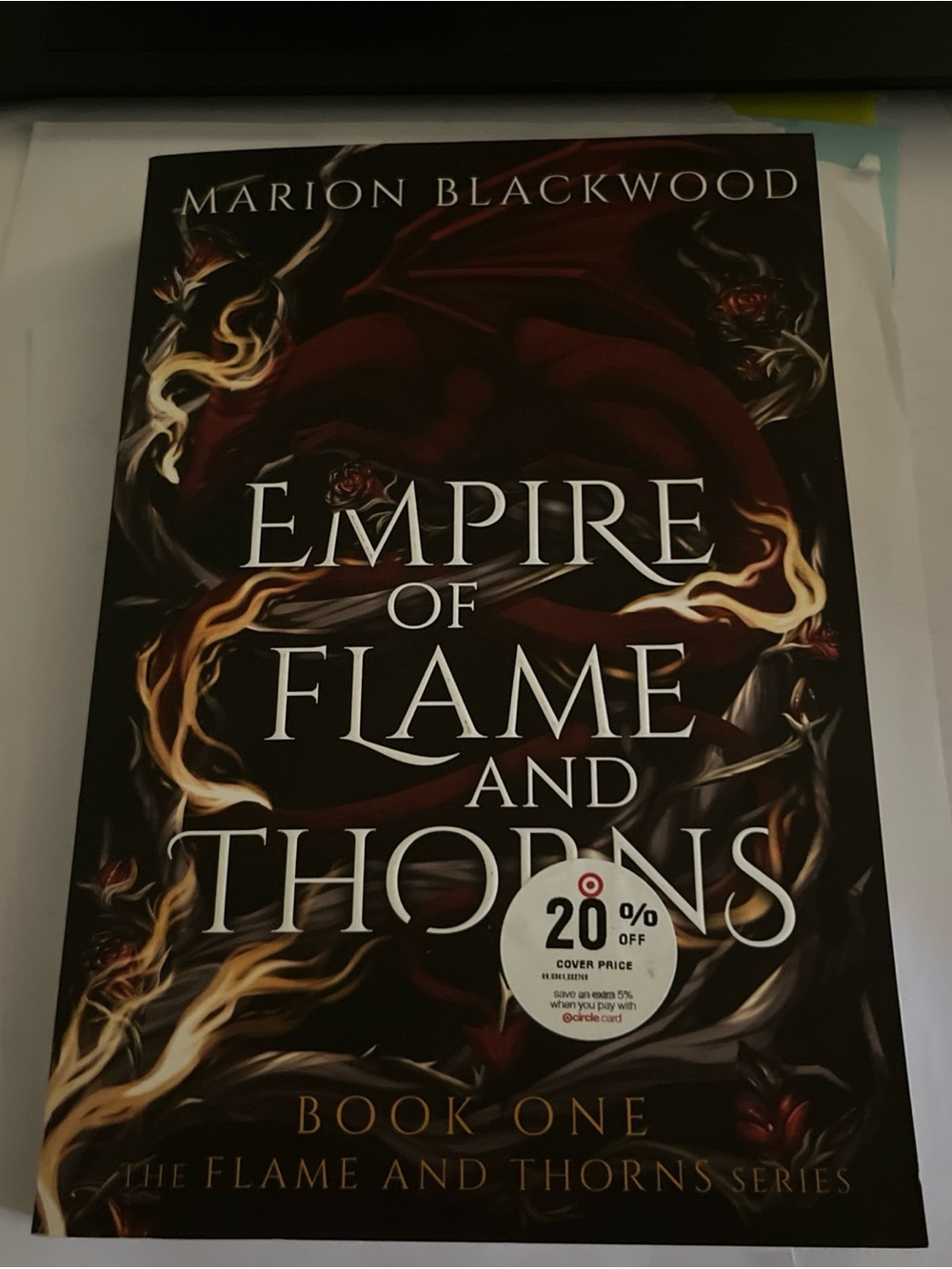 Empire of Flame and Thorns Book One - - Black/Red Cover